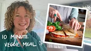 Refried Beans Quesadilla : One Pot Camping Meals : Veggie Camping Ideas