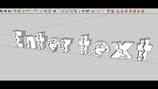 SketchUp: Install a 3D Text Font