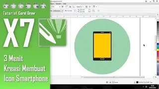 Tutorial Corel Draw X7 - 3 Menit Kreasi Membuat Icon Smartphone