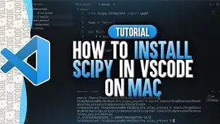 How To Install SciPy in Visual Studio Code (Mac)