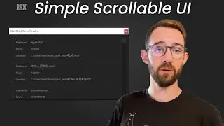 Simple Scrollable Script UI