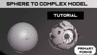 HardSurface Practice. Advanced Sphere Full Tutorial! 