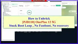 [PJD110] Fix OnePlus 12 5G soft brick - Stuck Boot Loop , No Fastboot, No recovery