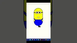 Draw Minions using Python Turtle | #shorts