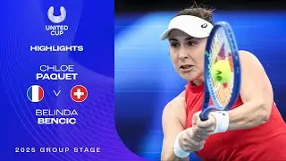 Chloe Paquet v Belinda Bencic Highlights | United Cup 2025 Group D