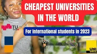 Cheapest Universities in the world for international students in 2023