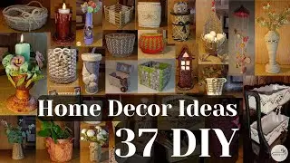 𝟯𝟳 Home organization and decoration ideas 2024 | DIY home decor with waste material | DIY crafts