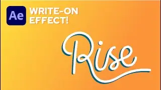 How to Create a Write-On Effect in After Effects