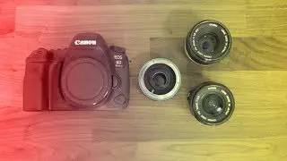 Vintage CANON FD lens on a Modern Canon DSLR Camera Fotodiox Pro