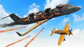 Realistic Plane Shootdowns & Crashes 3 😱 Teardown