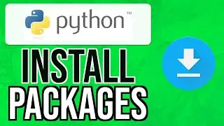 How to INSTALL PYTHON PACKAGES Using Visual Studio Code Terminal 2024 | Install Packages with PIP