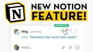 Notion's NEW Suggested Edits Feature - Full Guide & Walkthrough