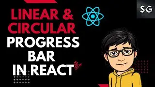 Linear & Circular Progress Bar in ReactJs || Animated Progress Bar || React Custom Components