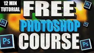 Adobe Photoshop Free Beginner Photo Editing Tutorial!