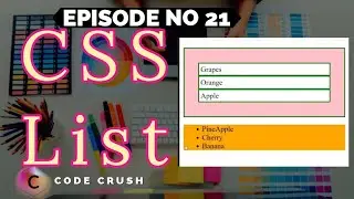 CSS List Properties | CSS List Style | Add Css Properties to list item