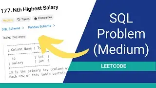 SQL Medium Leetcode Problem Solved (#177)