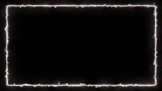 Electric neon Light Border | Saber overlay electricity | Glowing Frame | motion graphics background