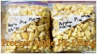 How to make Apple Pie filling for freezer