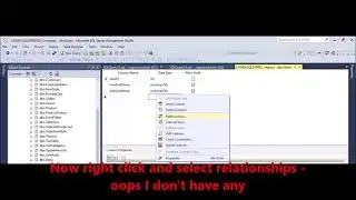 MSSQL -  Management Studio - How to view relationships