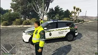 LSPDFR GTA 5 PC - Guardia Civil Trafico Dia 34 (Presentación del nuevo Toyota Rav4 de la ATGC)