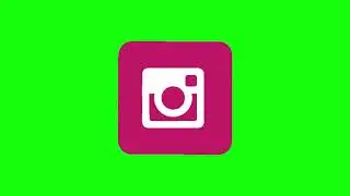 👉 Иконки соц сетей на хромакее: instagram 2