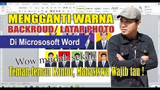 cara mengganti background foto di word | belajar word 2010 lengkap | menghapus background word