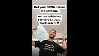 How to get Ciscos CCNA Certification 2019-2020 before it changes. You can do IT. STUDY HARD 💻🤓👌