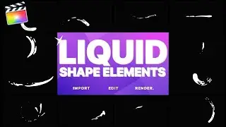 Liquid Shapes Final Cut Pro Templates