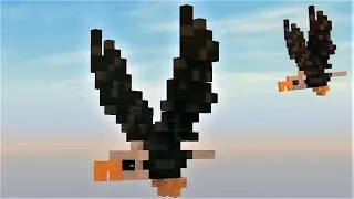 HOW TO BUILD A EAGLE STATUE IN MINECRAFT | Eagle in Minecraft