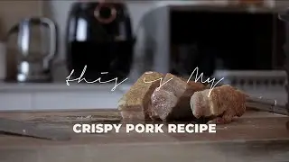 Quick and easy crispy pork belly using air fryer #Shorts | thisisMy's