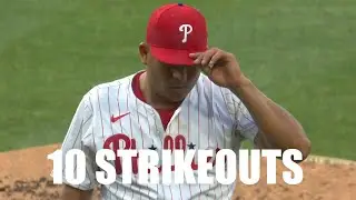 Ranger Suarez Strikes Out Career High Tying 10 Batters vs Rangers!!