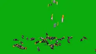 birthday chocolates falling green screen no copyright video