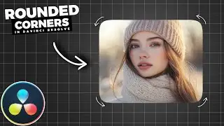 How To Add ROUNDED CORNERS To VIDEO In Davinci Resolve