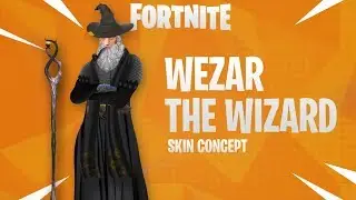 *NEW FORTNITE SKIN* WEZAR THE WIZARD FORTNITE SKIN (Skin Concept Speedart)