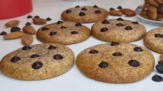 Almond Chocolate Chip Cookies - Gluten Free, Low Carb and Keto Friendly