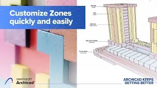 Show Zones and Customize Their Information in Any Documentation View in Archicad