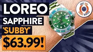 Loreo Submariner with Sapphire for $63.99!