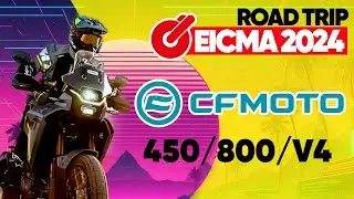 Quoi de neuf chez CF Moto ? (MT 450, MTX 800, Sportive V4) - EICMA 2024