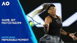 Naomi Osaka Second Round MATCH POINT | Australian Open 2025