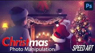 Christmas Photo Manipulation Photoshop speed art tutorial !