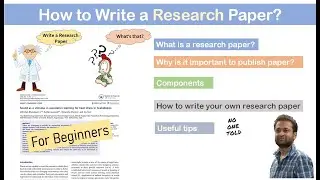 How to write a research paper? Learn step by step from the scratch