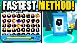 FASTEST METHOD TO COMPLETE PET COLLECTION! | Pet Simulator X Roblox