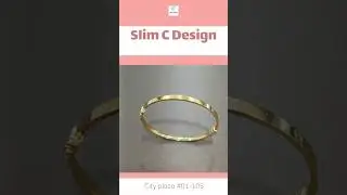 Slim C Bangle