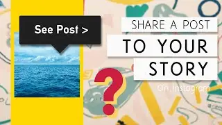 How to Share Instagram Posts to your Story! 🔥