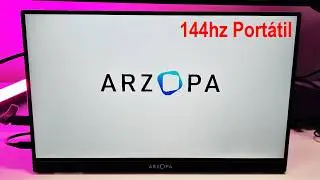 Vale a pena? Monitor Portátil Arzopa IPS 144hz. Estoque no Brasil!