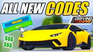 NEW DRIVING EMPIRE CODES SEPTEMBER 2022 - DRIVING EMPIRE REDEEM CODES ROBLOX 2022