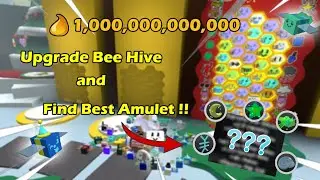 I Spent 1T to Upgrade the Bee Hive and Find Best Amulet Blue Hive | Bee Swarm Simulator | Roblox