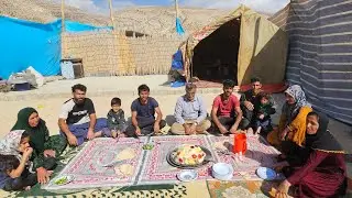 Nomadic life experience: food, home and beautiful moments with Zahra's family