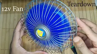 12v DC Fan l Car, Truck Fan l 6 inch DC Fan l Portable mini DC Fan l 3 Blade 6" Fan l Meesho