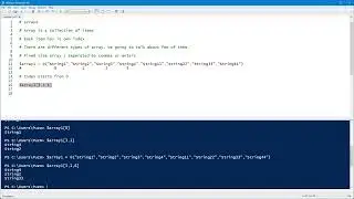 PowerShell - Arrays